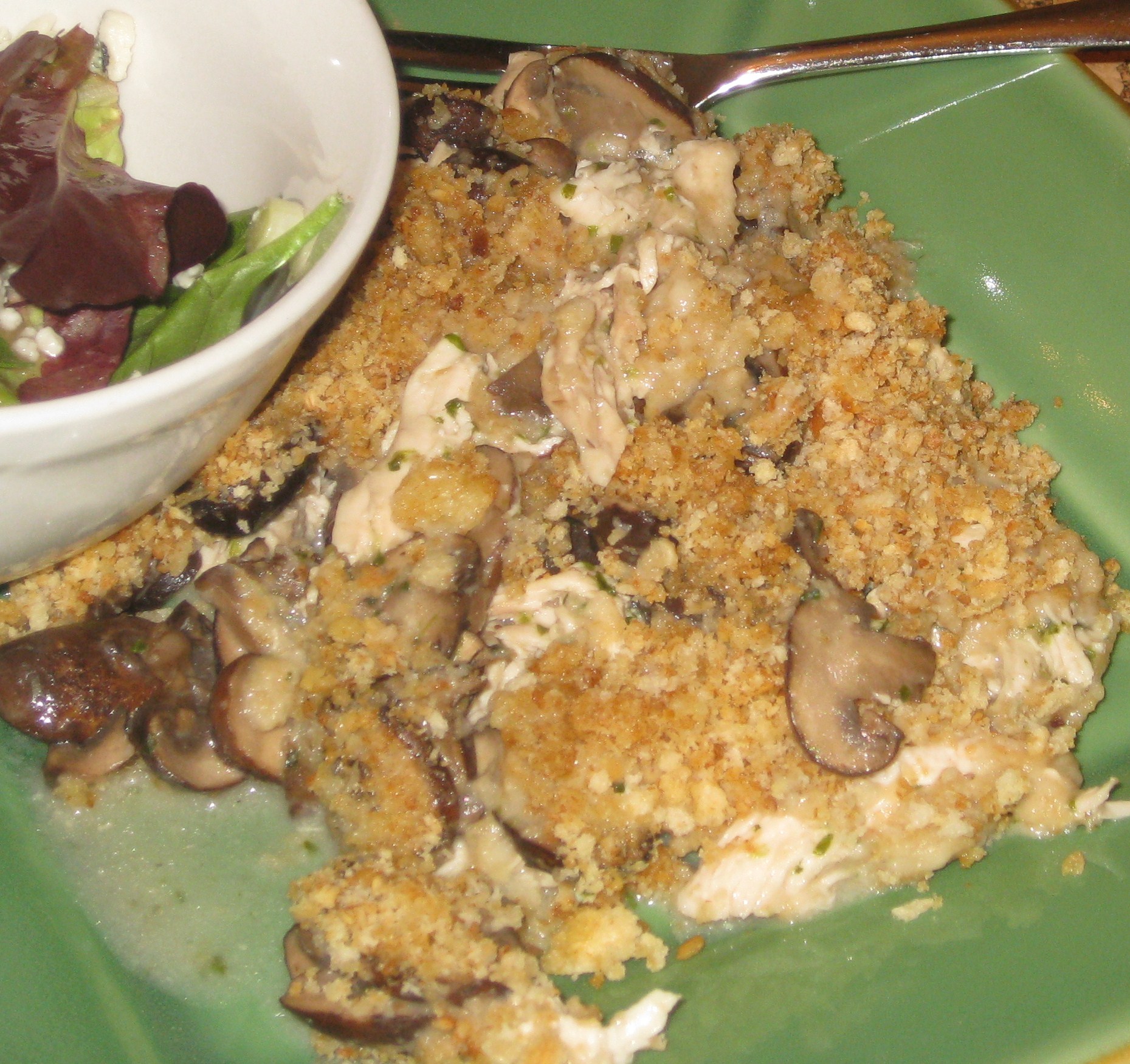 Chicken and Cremini Mushroom Casserole