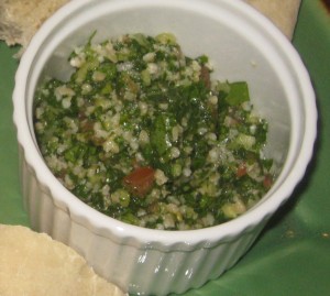 Tabouleh - Middle Eastern Greens and Grains Salad