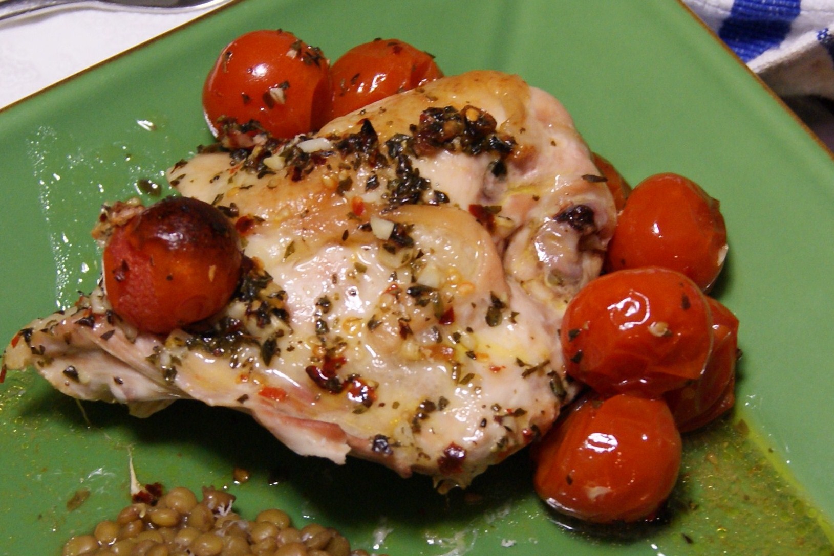 » Blog Archive » Spicy Chicken with Tomatoes, Garlic and Oregano Recipe